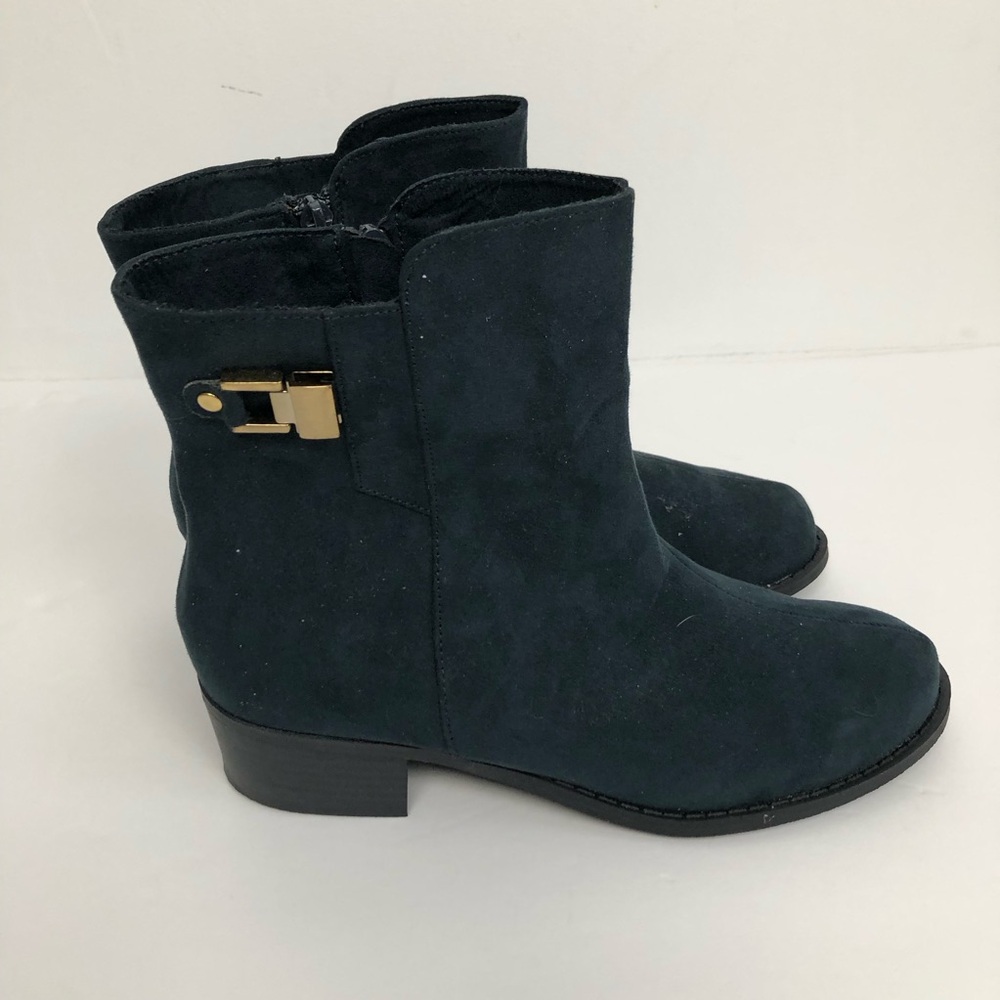 Avon Cushion Walk Ankle Boots Blue NEW Size 8